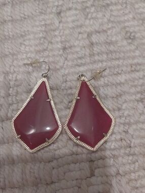 Kendra Scott Rose-Pink Kite Drop Earrings